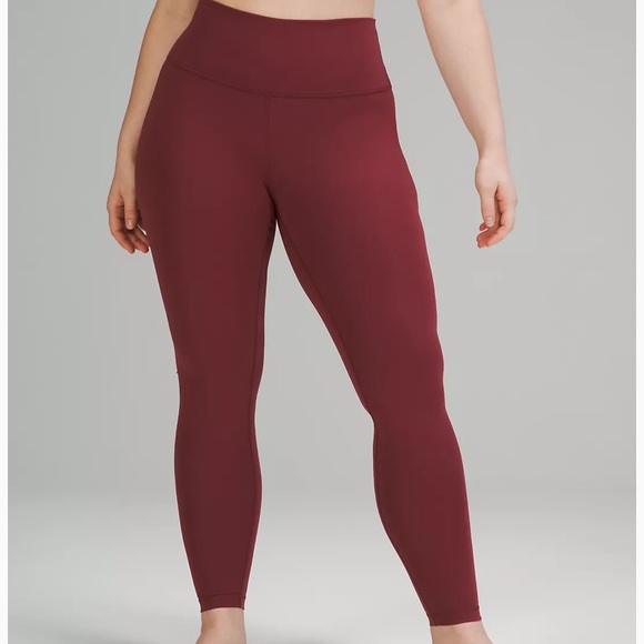 lululemon athletica Pants - Lululemon Wunder Under HR Tight 28” * Mulled Wine